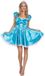 Wilbers Sexy Prinsesjurk Blauw Dames Premium - Maat 38