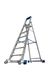 Krause STABILO STABILO trap, type "Stufen-Stehleiter", verrijdbaar met dwarsbalk, 7 treden, modelnummer 127310