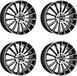 Carmani 4 jantes, 17 pouces, modèle Fritz, 9.0x21 ET25, 5x112, SWFP, adapté pour Mercedes CLS, Classe E, EQC, GLA, Classe GLC, Classe S