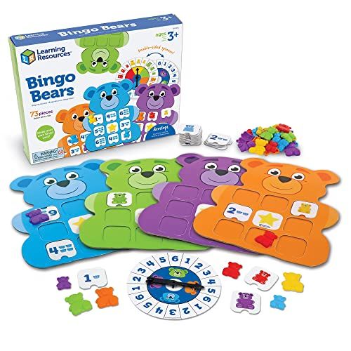 Learning Resources Bingo Bear Toy 73-Piece Playset