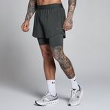 MyProtein MP Heren Hybrid 5 2-in-1 Short - Gewassen Zwart - XXXL