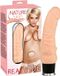 Nature Skin – Realistische Vibrator met Zijdezacht Kunst Huid Sterk Geaderd en Zeer Functioneel – 20 cm – beigeig