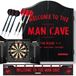 Dartbord Dartbordkast met 2 sets stalen darts Dartbord cadeauset Zone-oplossing voor de Man Cave