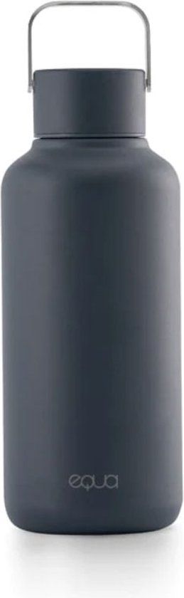 Equa Tijdloos Blauw 600ML RVS Drinkfles