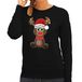 Bellatio Decorations Foute Kersttrui / sweater pour femmes - Merry Christmas - gris - Noël renne XL