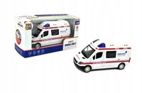 Pro Kids Voiture ambulance en métal 15cm avec lumière et son