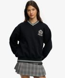 Superdry Country Club Crest V-hals sweatshirt voor dames