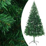 vidaXL Kunstkerstboom met stalen standaard 910 takken 210 cm