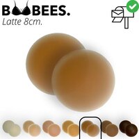 BOOBEES Nipple Covers - 8cm - Latte - Reusable - Swimproof - Invisible