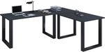 VCM bureau en coin, 190x160 cm, noir/anthracite
