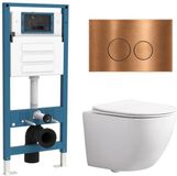 QeramiQ Dely Swirl Compact Toiletset
