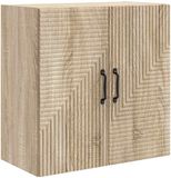 vidaXL Wandkast Sonoma Eiken 59 x 31 x 60 cm Bewerkt hout