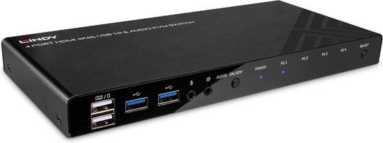 Lindy 39313 KVM-switch Zwart
