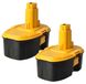 vhbw 2x batterie compatible avec Dewalt DC925, DC987KB, DC987KA, DC988, DC926KA, DC925VA, DC987, DC926VA, DC925KB, DC925KA outil (4000 mAh, NiMH, 18 V)