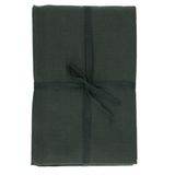 Nappe extra longue, coton bio GOTS, vert foncé, 145 x 350 cm
