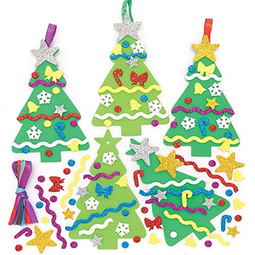 Baker Ross FE880 Kerstboomdecoratiesets - Set van 8