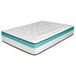amuéblate online Flow Nature Visco-elastische matras, 120 x 190 cm, 24 cm, middelgroot/hoge sterkte, mijtdicht, antibacterieel en hypoallergeen