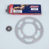 Kit chaîne Axring Derbi 50 Senda Sm Drd Racing 2006 à 2010 11x53 Neuf