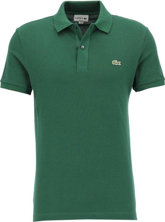 Lacoste Slim Fit Piqué Polo - Green - Men's Size S
