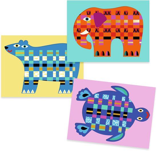 Djeco creatief papier knutselpakket - FSC MIX voor kinderen