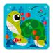 Chicco Interactieve puzzel voor kinderen vanaf 1 jaar, set van 4 puzzels met 4 delen Montessori-methode, hand-oogcoördinatie en fijne motoriek met interactieve punten en verrassingsontdekkingen, 16