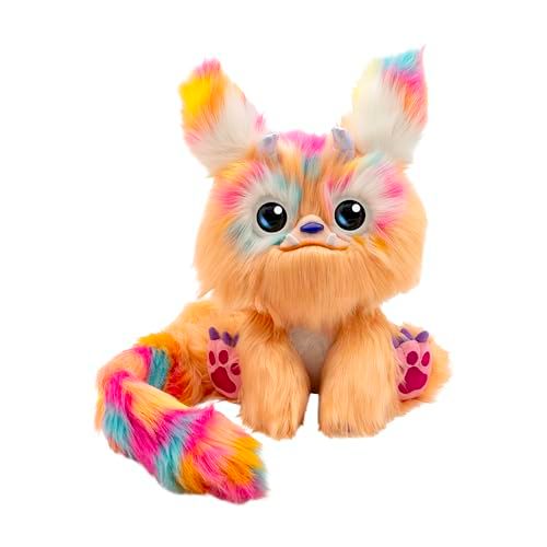 Furlings Cleo Knuffeldier - Interactief Pluche Jakalope - 80+ Reacties - 3+ Jaar - Oranje