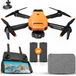 SefSay P8 Oranje Drone - Drone met dubbele camera - Obstakel ontwijking - Inclusief opbergtas en 2 accu's