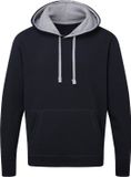 Roly SG Contrast Hooded Sweatshirt Heren Donkerblauw/Grijs Maat S