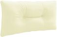 vidaXL Coussin de dossier PUTTEN 100% Polyester Crème 80 x 40 x 10 cm