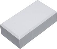TRU COMPONENTS ESO 1250 Stekkerbehuizing 125 x 67 x 50 Polycarbonaat, ABS Lichtgrijs 1 stuk(s)