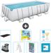 Bestway Rechthoekig Power Steel Zwembad - 549 x 274 x 122 cm - Grijs