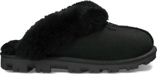 UGG Coquette Dames Sloffen - Black - Maat 36