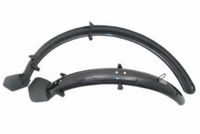 Spatbordset 24 Inch PVC Zwart Unisex Stadsfiets