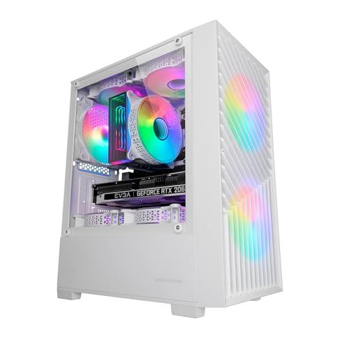 Mars Gaming MC-VORTEXW Mini Tower Wit