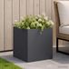 VidaXL Plantenbak antraciet 45 x 45 x 45 cm koudgewalst staal