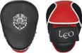 Leo Focus Mitts Gants de sport de combat Unisexe Noir - Blanc - Rouge