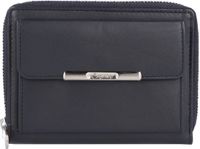 Esquire Leren Portemonnee Helena RFID Wallet Blue Donkerblauw