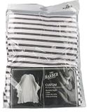 Xanitalia Hairdressing Cape The Barber Custom Zwart/wit gestreept