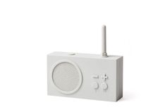 Lexon TYKHO 3 FM Radio de salle de bain Haut-parleur Bluetooth - Blanc