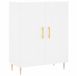 vidaXL Dressoir - 69,5x34x90 cm - Bewerkt Hout - Wit
