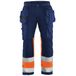 Blåkläder Blaklader High Vis werkbroek met stretch 1558-1811 - Marineblauw/Oranje - D108