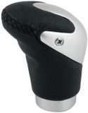 Lampa Fantom 00200 Versnellingsknop Zwart Leer en Aluminium