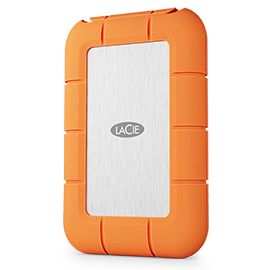 LaCie Rugged SSD4 2TB Externe SSD Thunderbolt 5 USB4 Gen 3x2 40Gbps Oranje, Roestvrijstaal