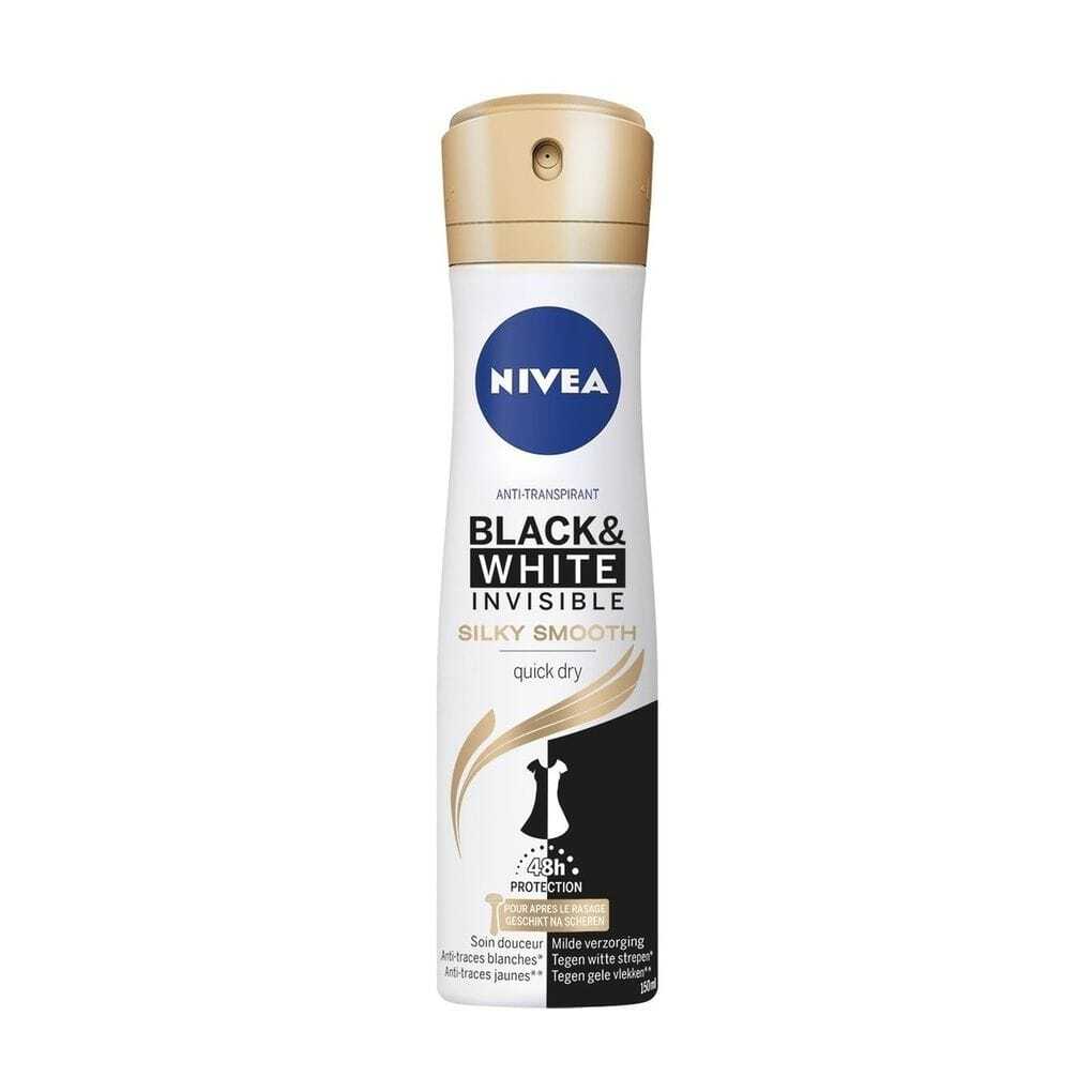 Nivea Black White Silky Smooth Deodorant Spray