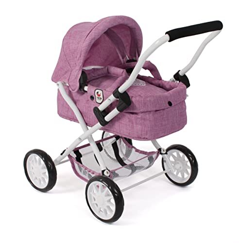 BAYER CHIC BAYER CHIC 2000 Mini Knuffel Wandelwagen SMARTY Jeans roze