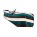 Nier-afzweetdeken -Fashion Stripes - met klittenband 8054 zwart / wit / groen 155