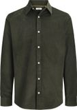 JACK&JONES JJEFIELD CORD SHIRT LS Heren Overhemd Lange Mouw Katoen Rosin L