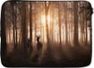 SleevesAndCases Laptophoes 13 inch - Bos - Hert - Zon - Bomen - Winter - Natuur - Dieren - Laptop sleeve - Zwart