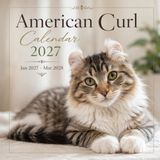 American Curl Calendar 2027: 15-Month Featuring Beautiful Cat Photography | January 27 - March 2028