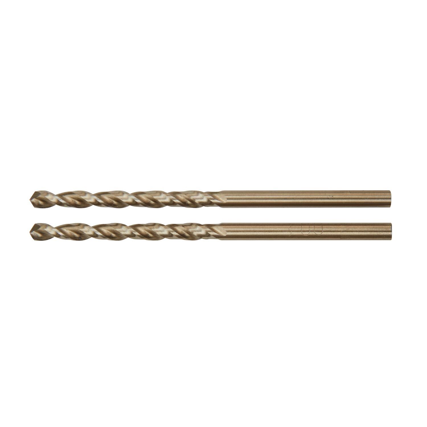 DT4902 Industrial Cobalt Drill Bit HSS 3.0mm - 2 Pieces